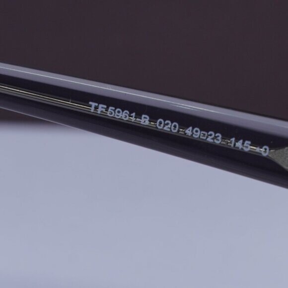 Tom Ford FT5961-B 020 Square Eyeglasses 49mm – Grey/Blue Light Block - Picture 9 of 10